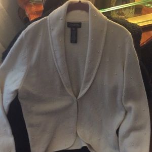 Jones New York Signature Shawl Collar Cardigan